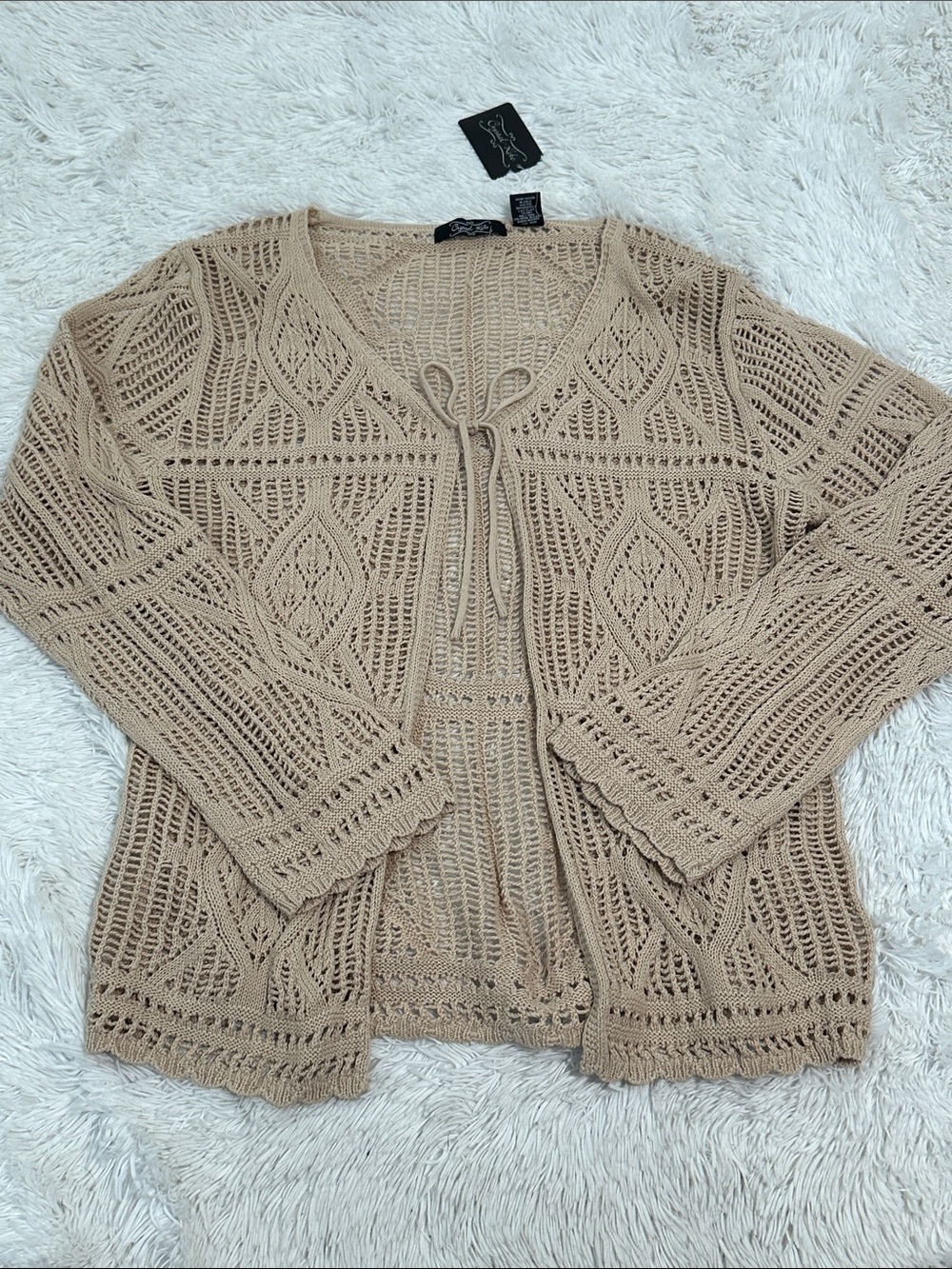 🥕 NWT Crystal-Kobe Cardigan Sweater